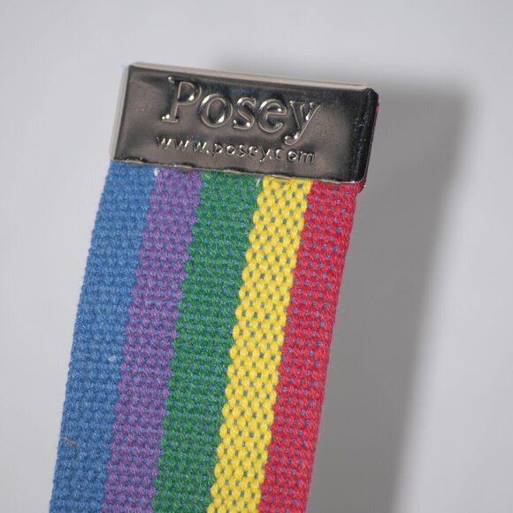 --4💎 for $15-- ainbow Canvas Belt with Metal Buckle - Picture 2 of 2